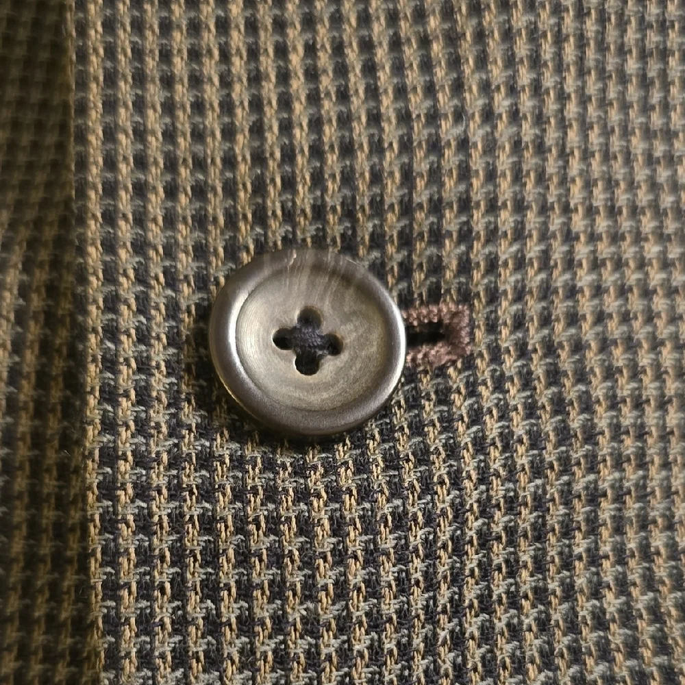 Oscar de la Renta Wool  Gray and Black Textured Blazer